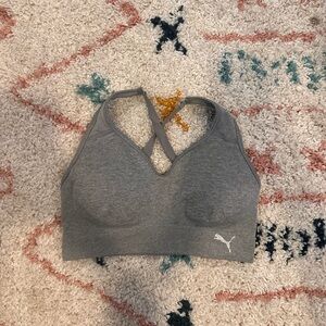 Puma Charcoal Sports Bra
